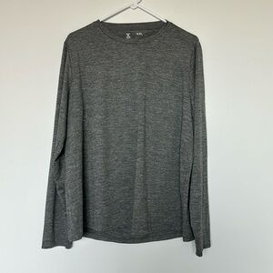 Xersion Long Sleeve Workout Top with Peek-a-Boo in Back